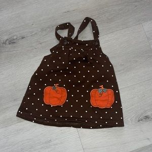 Carters pumpkin dress- Size 6 months